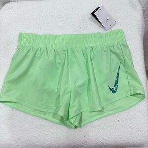Nike Women's Lime Green Shorts